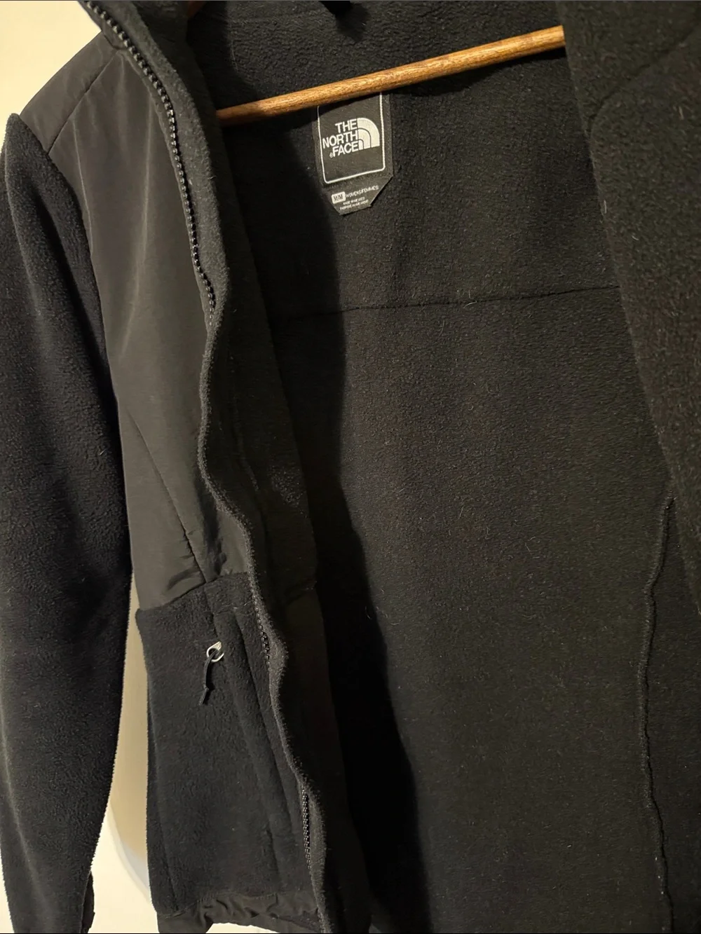 The North Face Women’s Denali Jacket Black Fleece Pink Ribbon M Winter Warm
